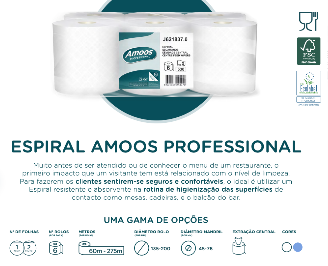 AMOOS PRO ESPIRAL 430S (Pk6)