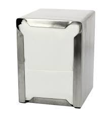 Guardanapos de Bar 17x17cm Sistema L em dispenser de aço inox.