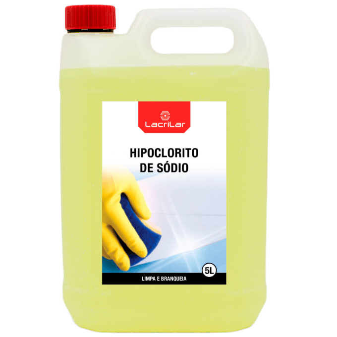 HIPOCLORITO SODIO LACRILAR EXTRA 13% CLORO ACTIVO Lixivia Extra Forte Garrafão 5 Litros Empresas