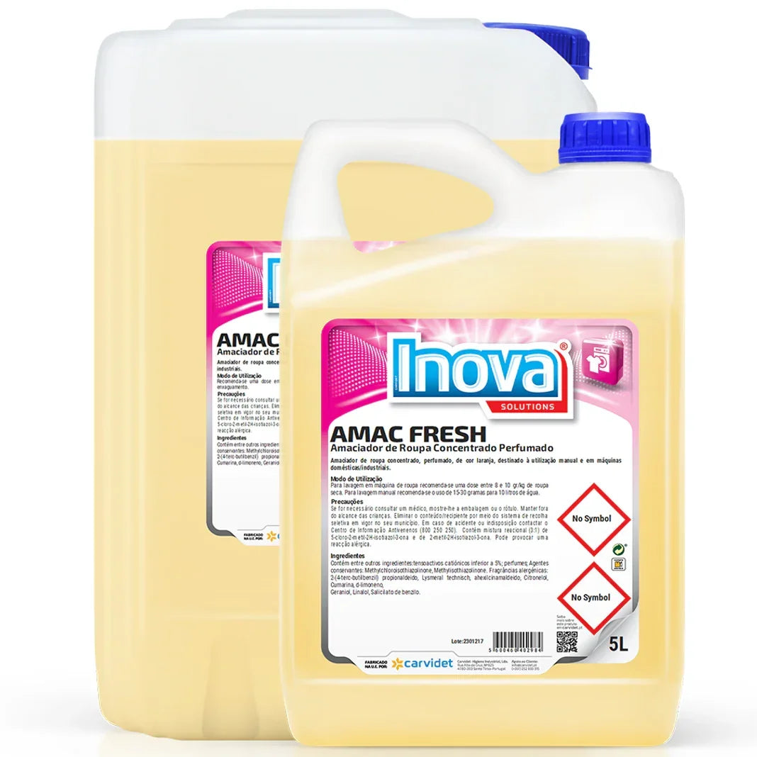 Garrafão de Amaciador da Roupa Profissional 5 Litros e de 20 Litros
