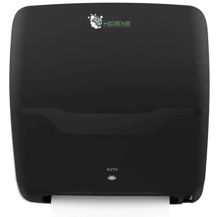 Dispensador Toalhas Mao Rolo AutoCorte Automatico Sensor Preto
