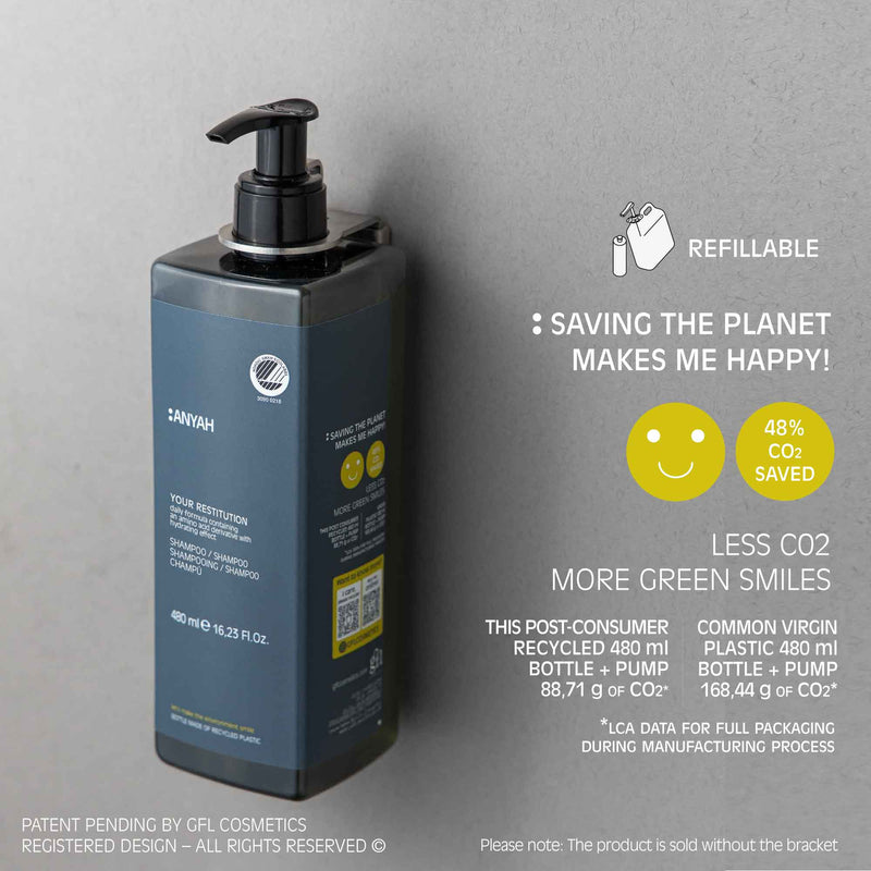 Champô e Condicionador Ecológico 2em1 Anyah 480ml