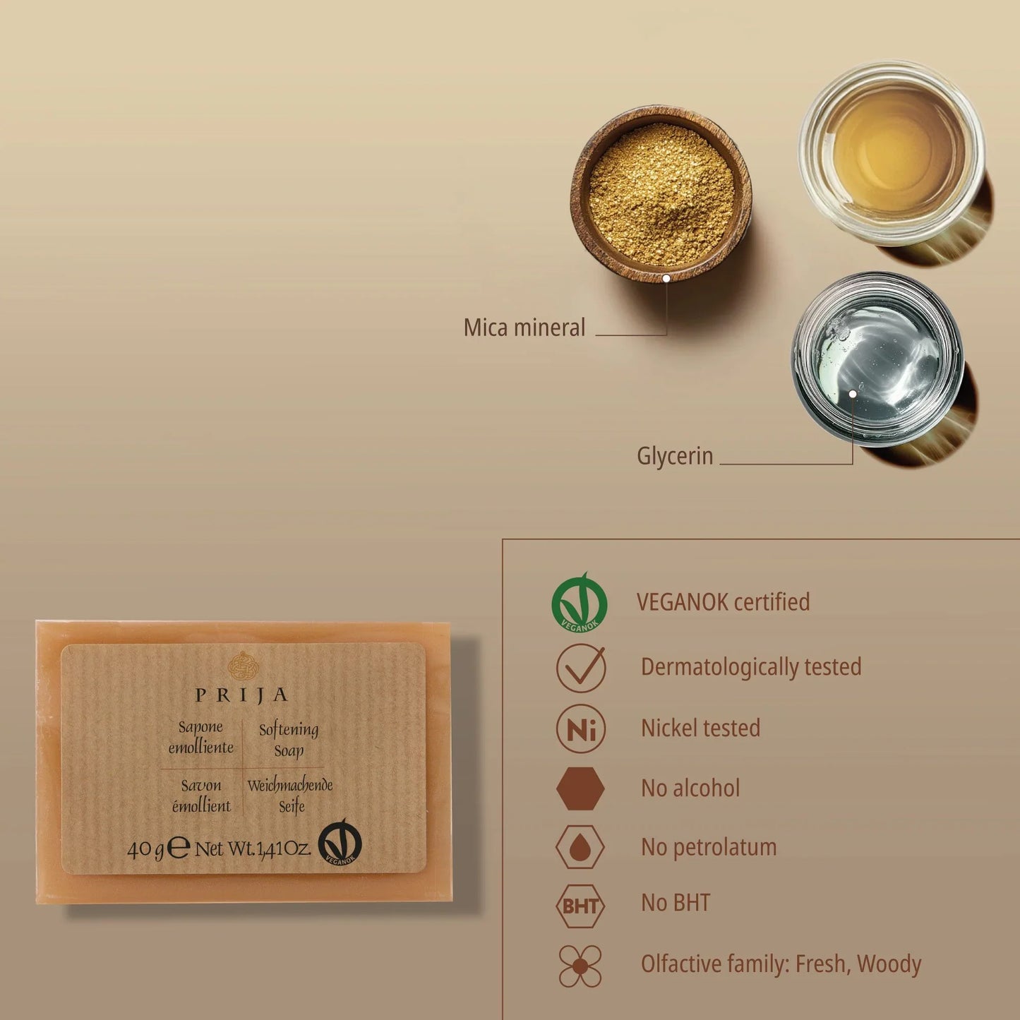 PRIJA SOFTNENING SOAP 40g (336un)