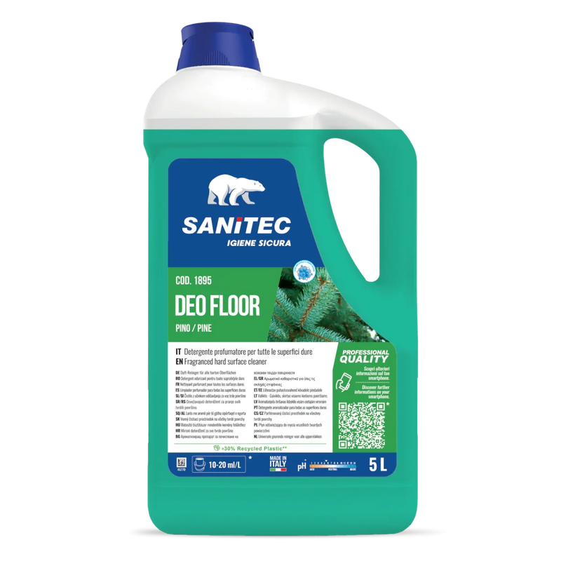 Detergente Pavimentos Neutro com Bioálcool 5 Litros Multiusos Perfumado Garrafão Uso Profissional Empresas Perfume Pinho