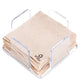 Guardanapos de Bar Eco Nature Folha Dupla PPP 20x20cm em suporte transparente, embalagem de 3000 unidades.