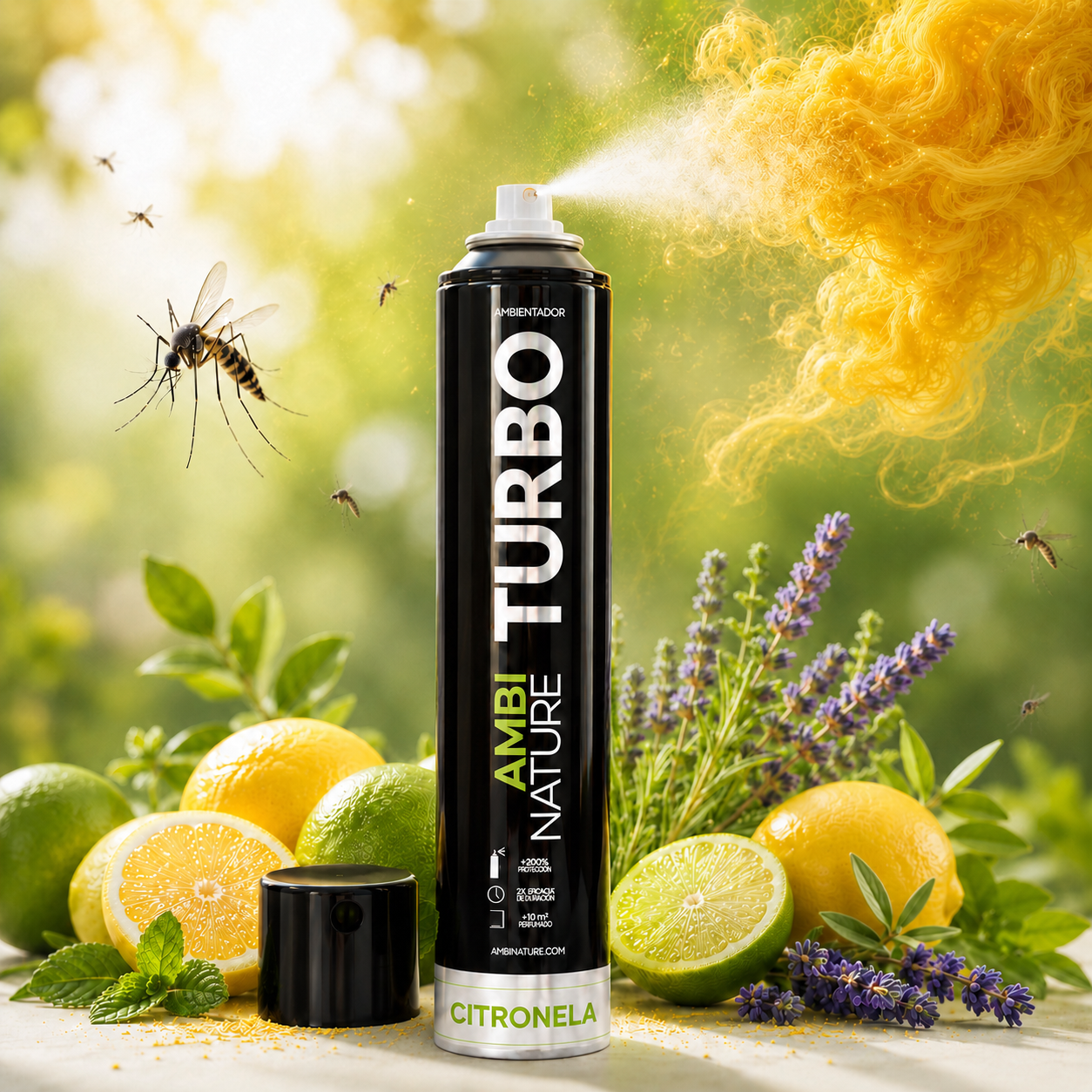 Ambientador Spray Repelente de Grande Descarga Citronela | 750ml