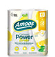 Rolo Papel de Cozinha 2F Amoos Compact Power Limão com aroma a limão e alta resistência.