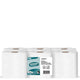 Papel Rolo Multiusos Espiral Amoos 90M em pack com 6 rolos, indicado para uso em cozinhas profissionais
