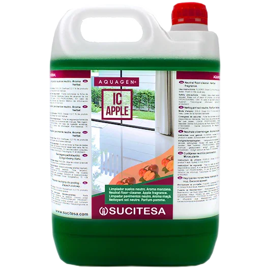Detergente Pavimentos Neutro com Bioálcool 5 Litros com aroma Apple
