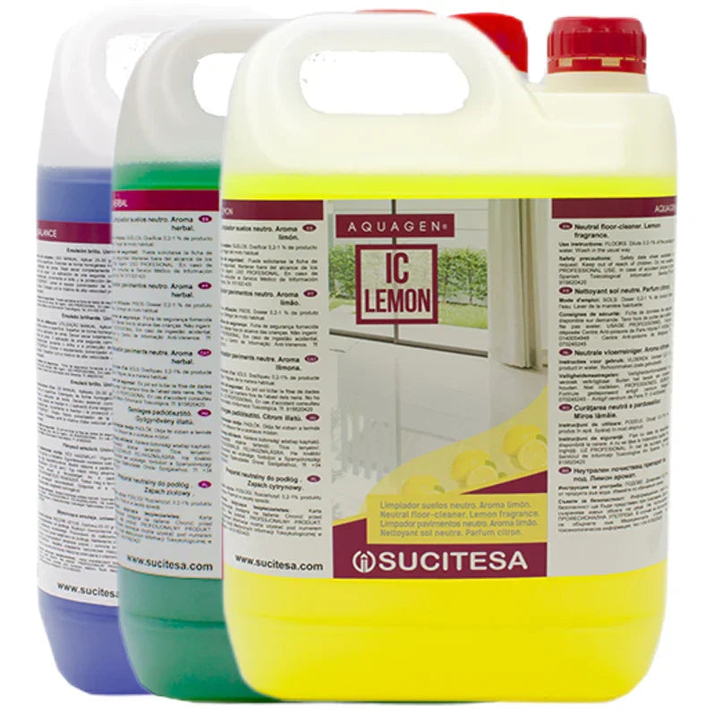 Detergente Pavimentos Neutro com Bioálcool 5 Litros em vários aromas da marca AQUAGEN IC