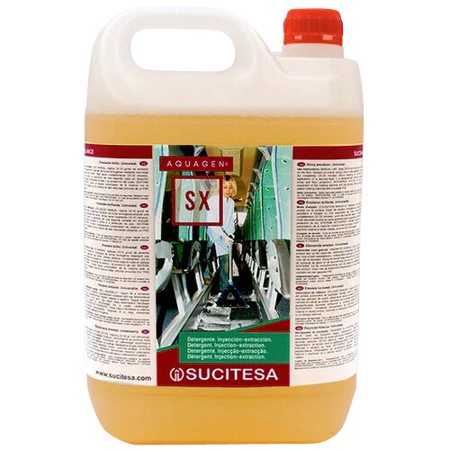 garrafão de Detergente de Injeção e Extração para Alcatifas e Estofos 5L da marca AQUAGEN SX
