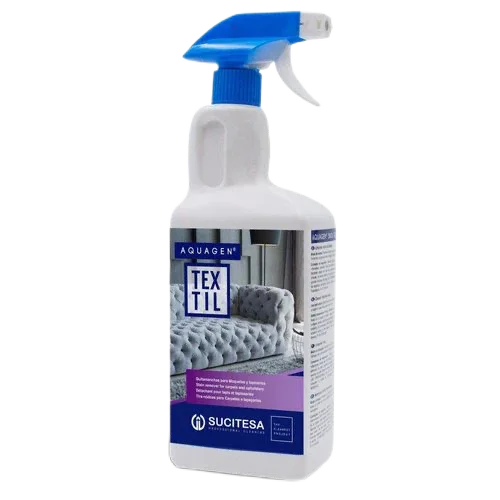 Garrafa Pulverizadora de Spray Tira-Nódoas Profissional para Alcatifas e Estofos 750ml da marca AQUAGEN TEXTIL