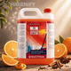Detergente Pavimentos Neutro Extra Perfumado 5 Litros | Aquagen 2D ORANGE SUNSET com óleos essenciais e aroma refrescante.