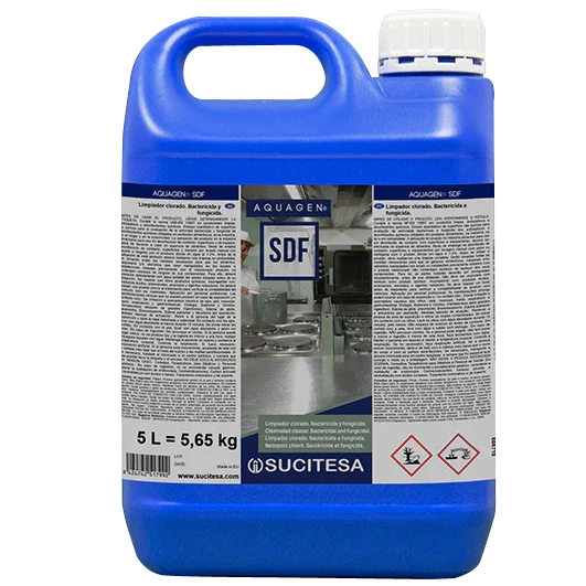 Garrafão de Detergente Multiusos Desinfetante Clorado 5 Litros AQUAGEN SDF