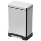 Balde Lixo Inox com Pedal XL 45L, design moderno e funcional, ideal para utilização em hotéis e espaços profissionais.