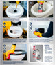 Instruções de uso do Detergente Gel Anti-Calcário CIF Profissional para limpeza eficaz de sanitários.