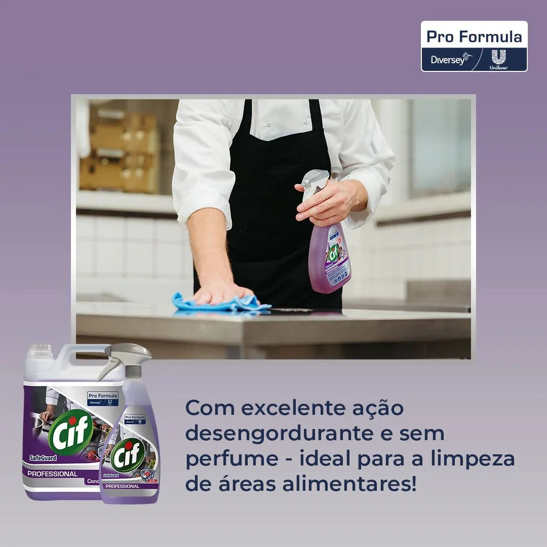 Flyer Parte II de Detergente Desinfetante 2 em 1 Cif Profissional Spray