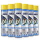 6 pack de latas de Aerossol Limpeza Superfícies AntiEstático Cif Profissional 400ml