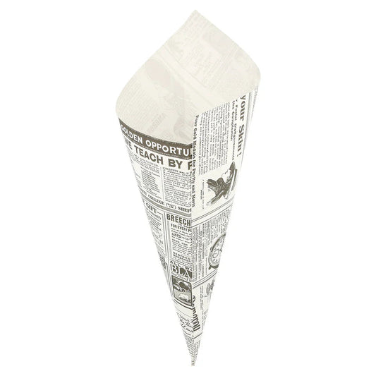 PAPEL CONE ANTI-GORDURA TIMES 250g Batatas Fritas Restaurante