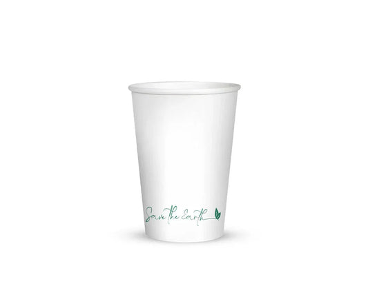 Copo Papel Cartão Branco 200ml Bebidas Frias Quentes Café Água Sumos Take Away