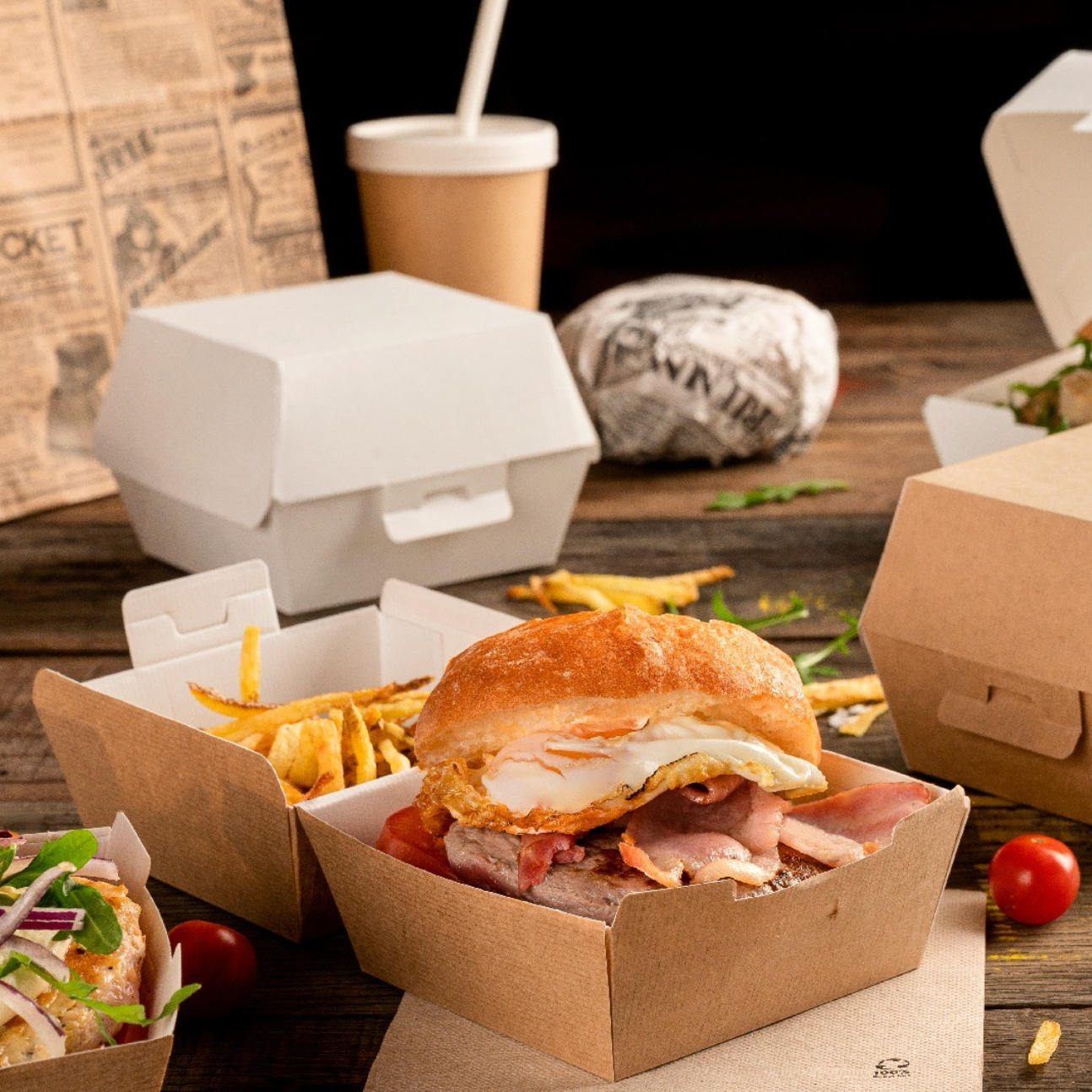 GDP THEPACK HAMBURGER BOX (50un)