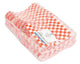 Papel Bolsa Anti-Gordura Abertura 2 Lados Fitipaldi 16x16 Xadrez Vermelho e Branco Restaurante Fast Food Hamburger
