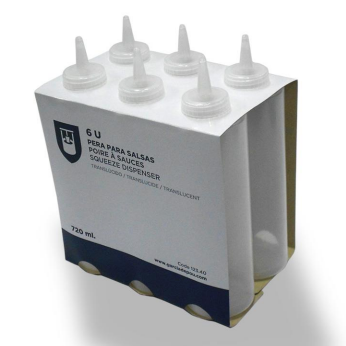 DELFI PRO SAUCE BOTTLE SBT7 (6un)