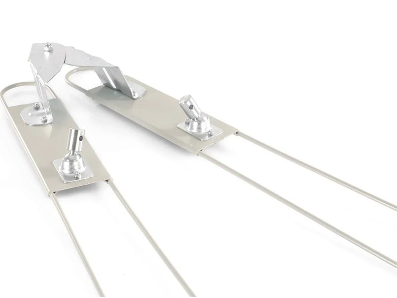 Cabo Cromado Duplo Sistema V | 2x132cm