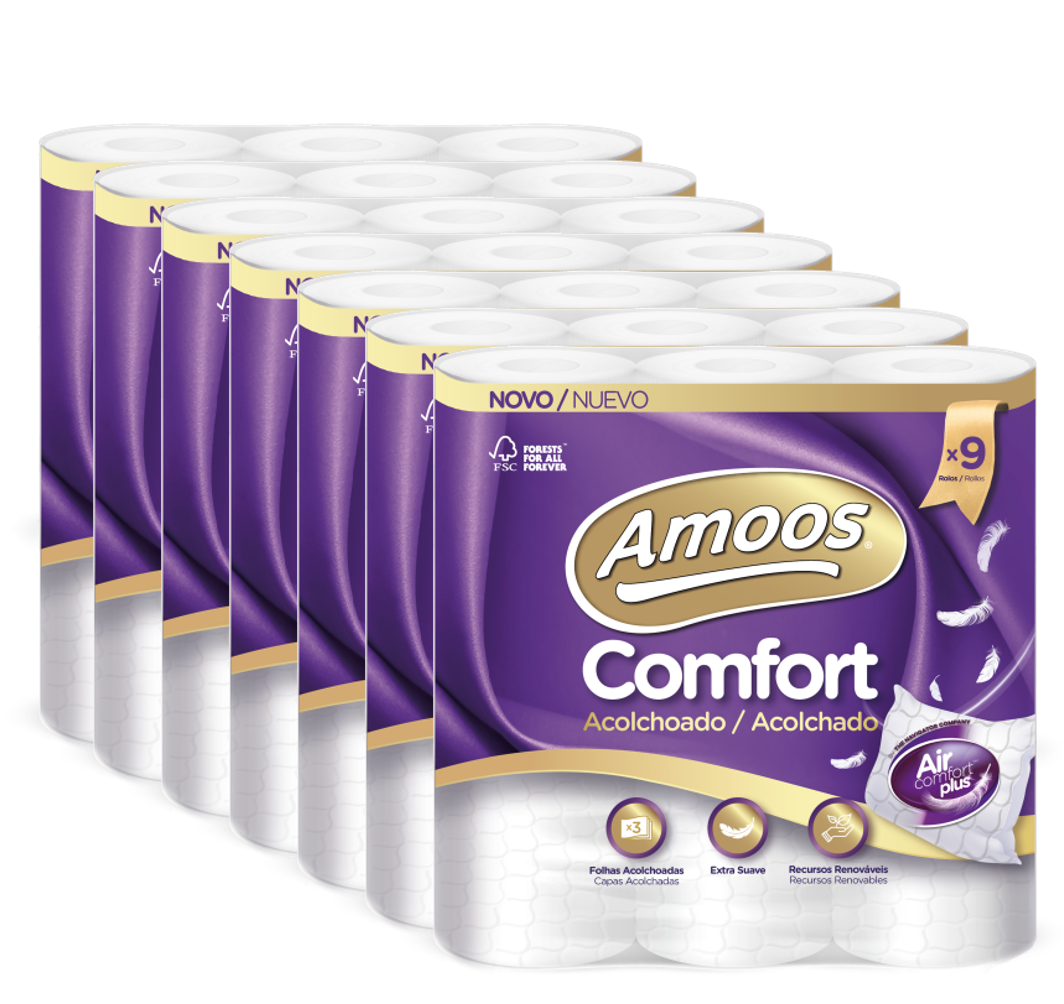 AMOOS AIR COMFORT PLUS (63 Rolos)