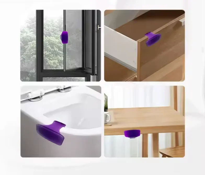Clip de Borracha Ambientador DELFI PRO aplicado num rebordo de uma porta de escritório