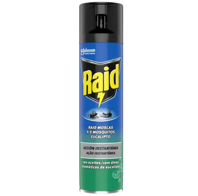 Lata de Inseticida Raid Voadores Eucalipto em Aerossol