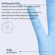 Luvas Nitrilo Azuis Descartáveis, 3.5g, design inovador para manipulação de ecrãs táteis, proteção das mãos.