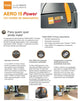 ficha tecnica do Aspirador de Pó Profissional  TASKI AERO 15 POWER