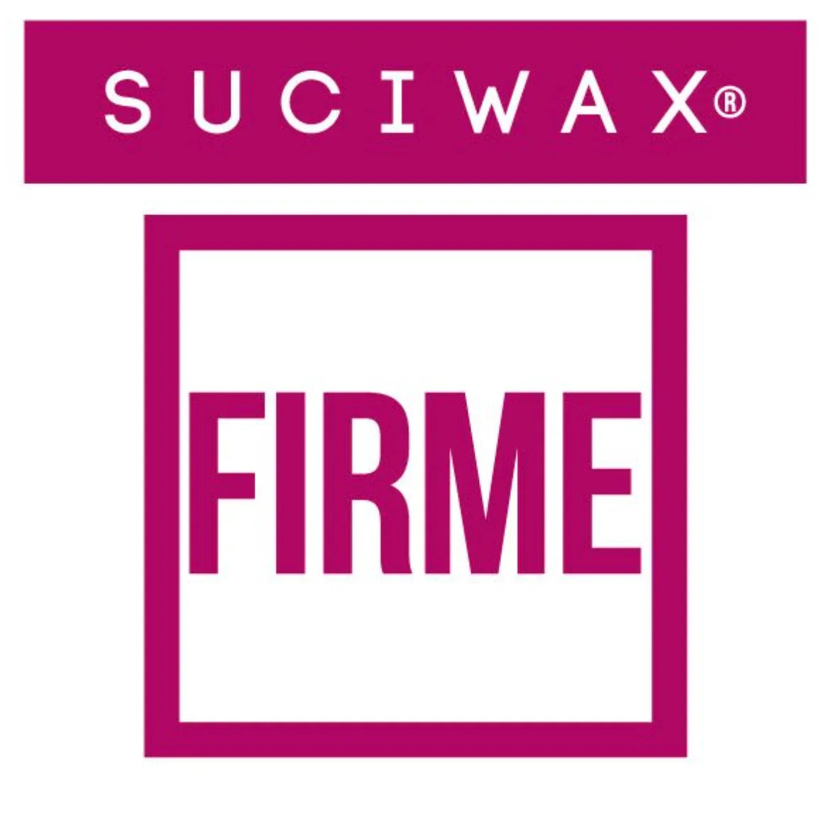 Logo da Suciwax Firme, cera autobrilhante para pavimentos universal.