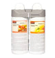 Ambientador Profissional Rubbermaid Microburst Duet em embalagem dupla com fragrâncias variadas, Tender Fruits & Citrus Leaves 
