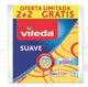 Panos Multiusos Sintético Vileda Suave | Embalagem com oferta de 2+2 grátis e propriedades super absorventes.