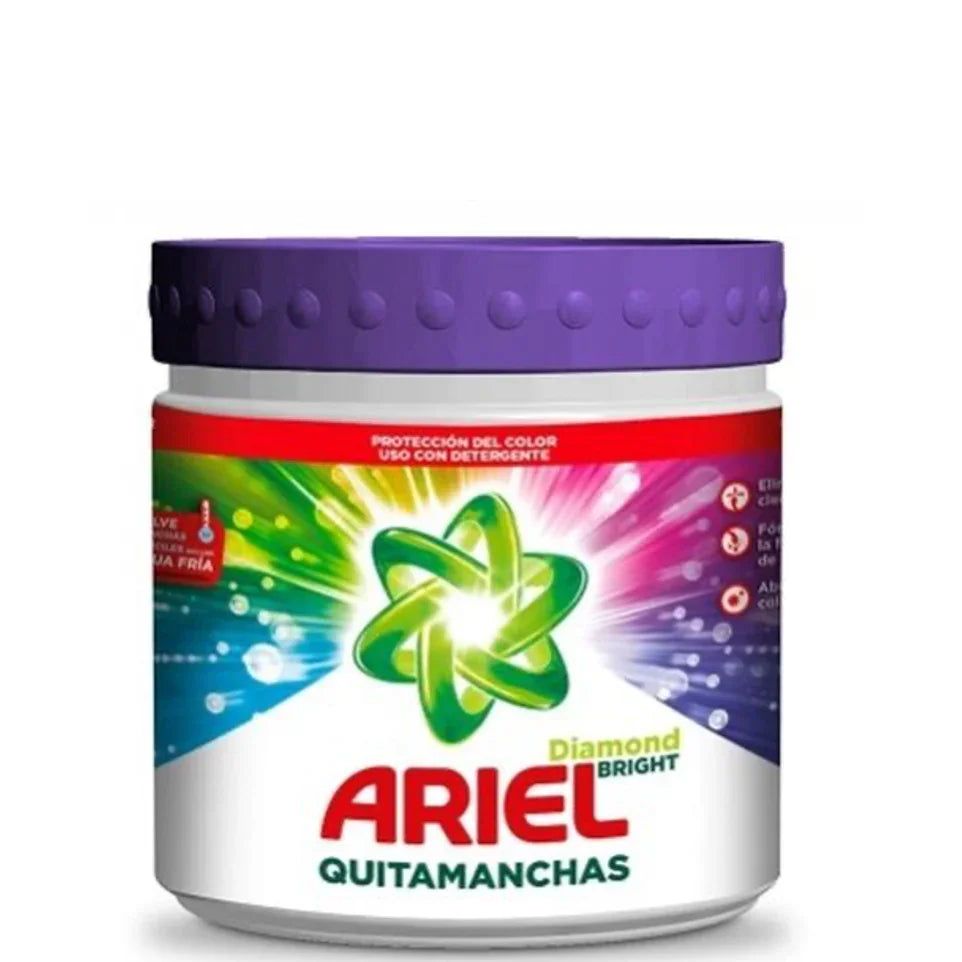 Boião de 500g de Tira Nódoas em Pó Oxy-Action da marca ARIEL