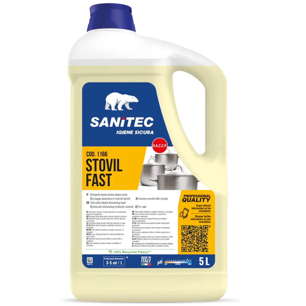 Garrafão de Detergente para Máquina da Loiça Especial Alumínio 5 Litros da marca SANITEC STOVIL