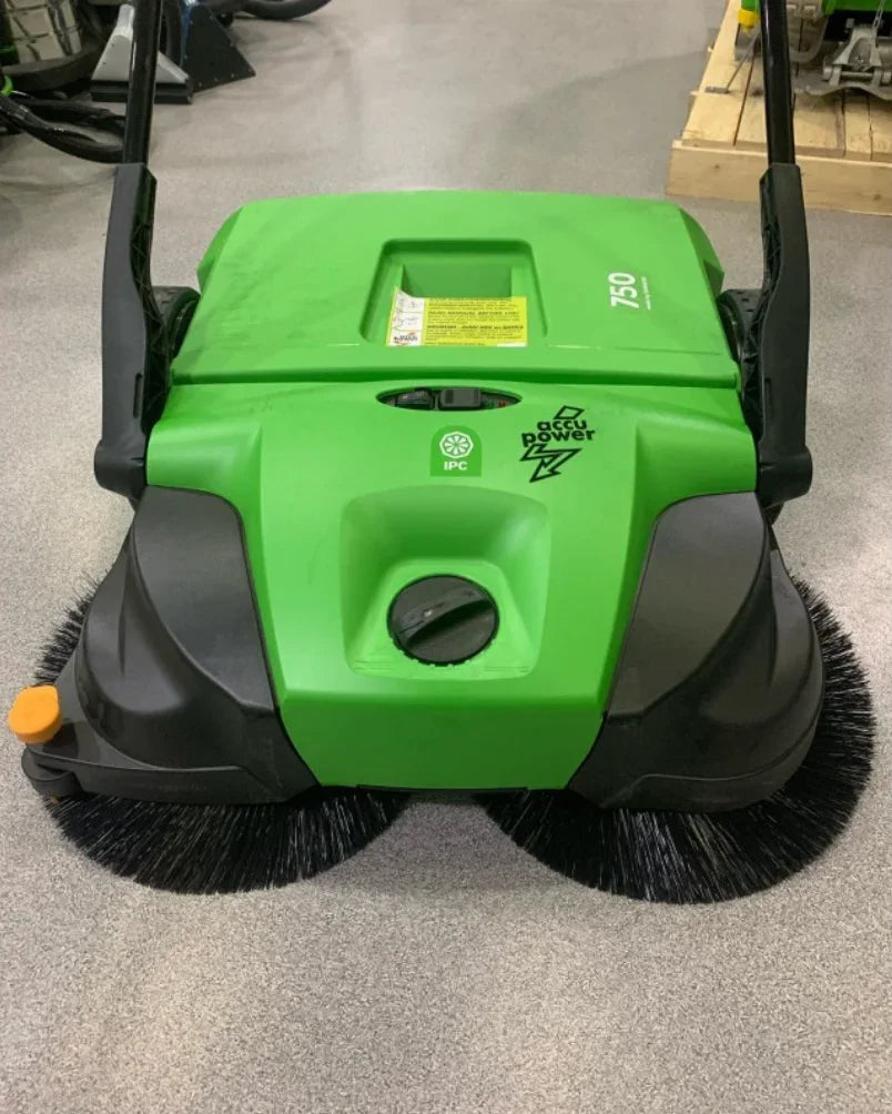 detalhes da Varredora Elétrica Compacta Profissional da marca IPC 750-E