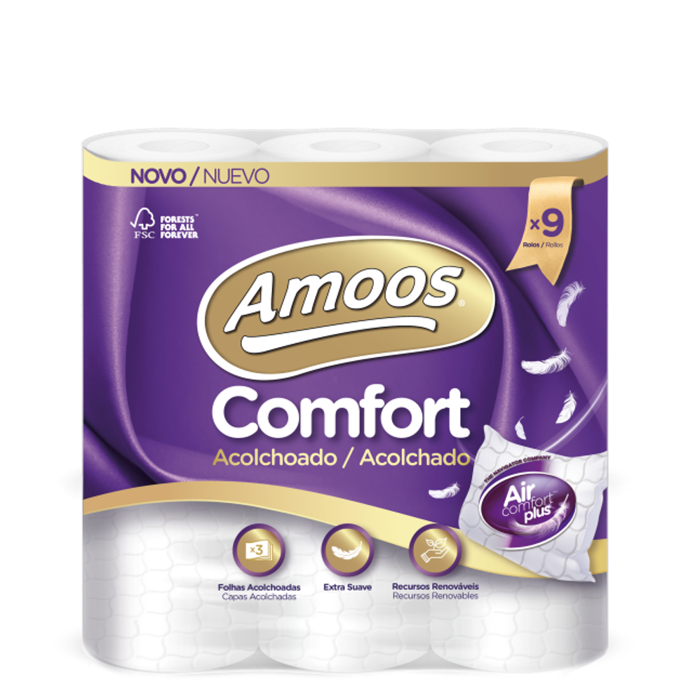 AMOOS AIR COMFORT PLUS (63 Rolos)