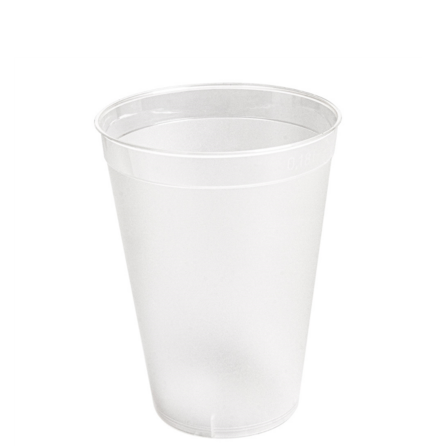 Copo PP Forte Reutilizável 200ml