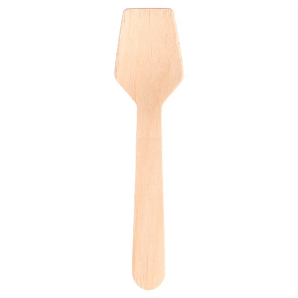 Colher Madeira Pequena Gelado 9cm Sobremesa Talheres Descartáveis Take Away