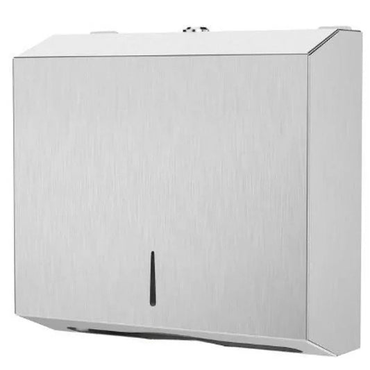 Dispensador Toalhas Mão Zig-Zag Inox Escovado