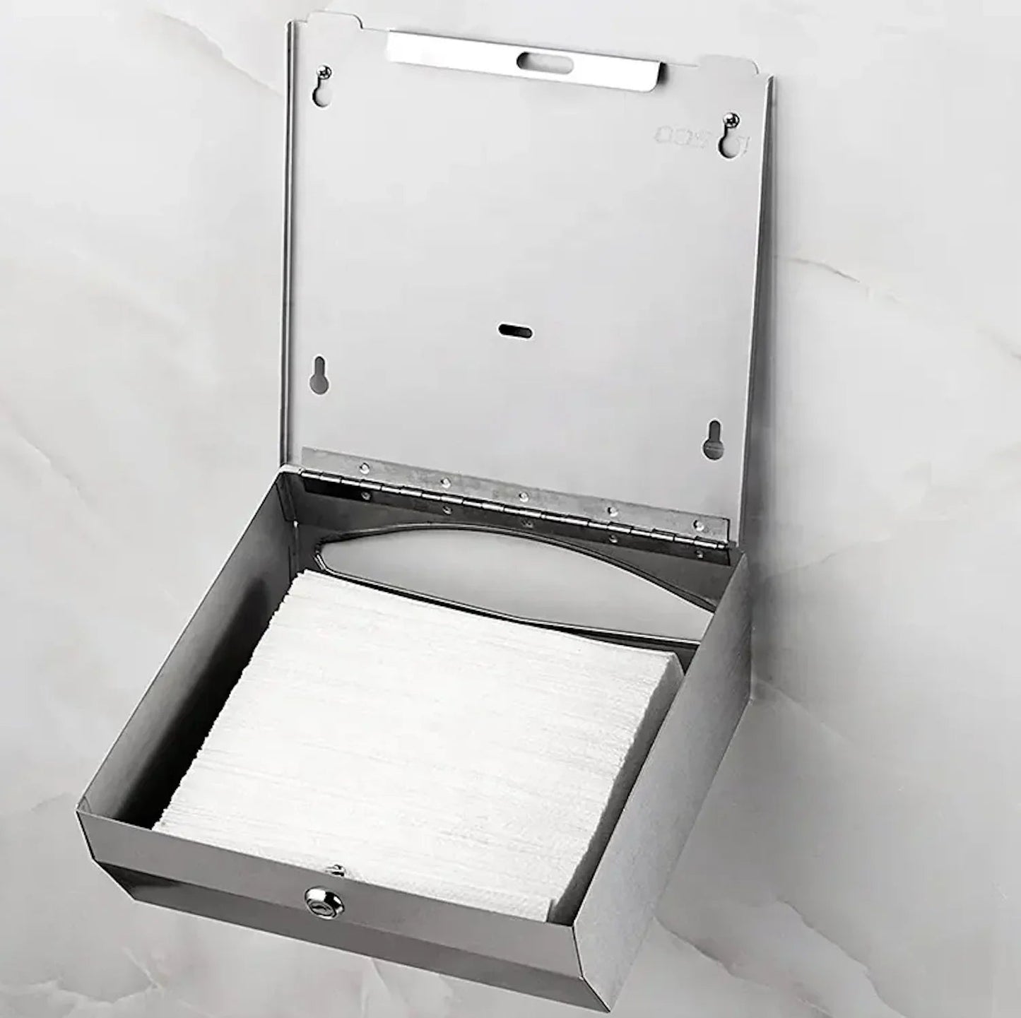 Dispensador Toalhas Mão Zig-Zag Inox Escovado