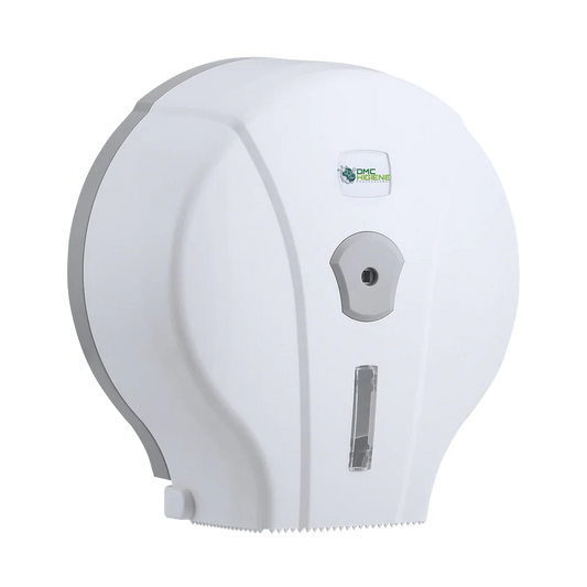 Dispensador Papel Higiénico Jumbo Branco Plástico ABS Económico Barato Empresas