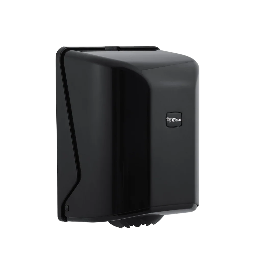 Dispensador Rolo Papel Espiral Preto Plástico ABS Cozinhas Mecha Barril Zeta Chaminé Renova Joker Amoos