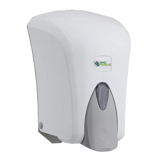 Dispensador Sabonete Líquido Branco Gel Mãos Plástico ABS Branco Barato Económico Empresas