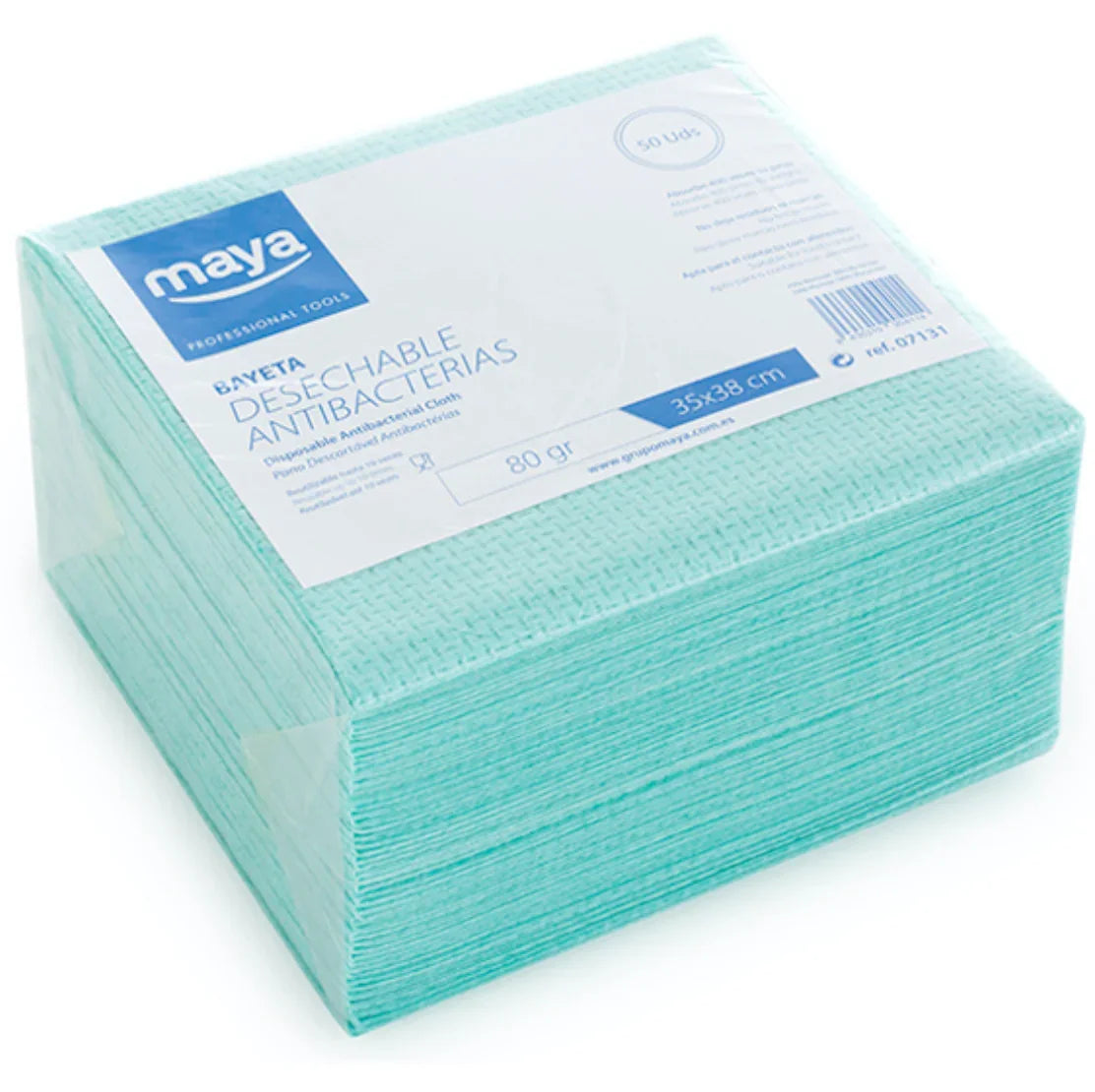 Pano Multiusos Anti-Bacteriano Verde Limpeza Superfícies Profissional HACCP MAYA ESPANHA