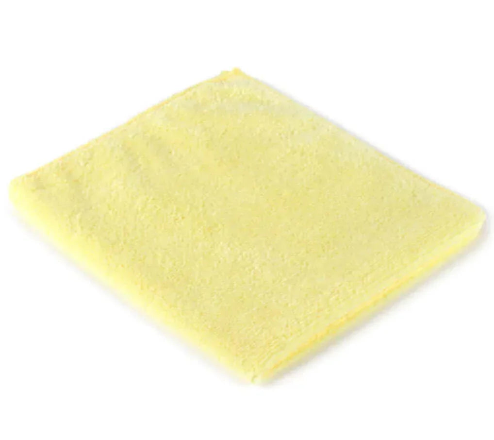 Pano Microfibra Amarelo Cor Limpeza Superfícies Profissional Empresas Pack 12 Panos