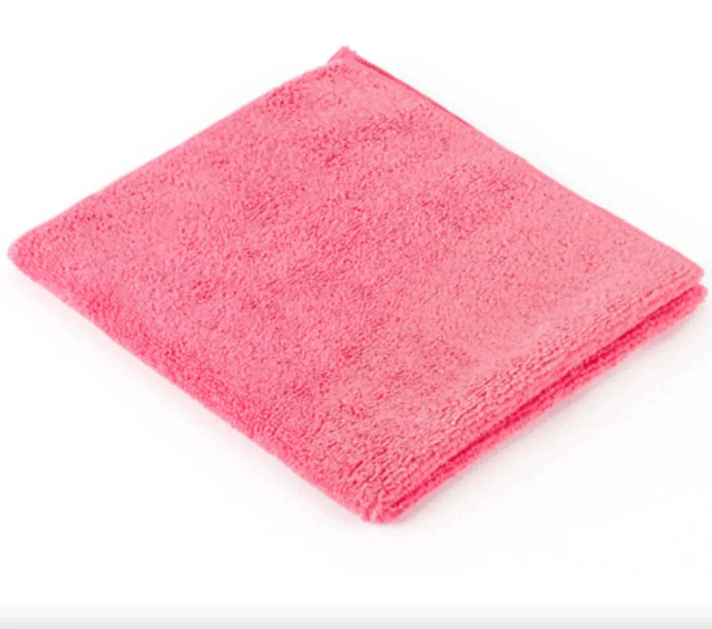 Pano Microfibra Vermelho Rosa Limpeza Superfícies Profissional Empresas Pack 12 Panos